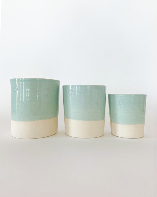 Lotus Melon Aloe- Smooth Green Vessel