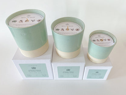 Lotus Melon Aloe- Smooth Green Vessel